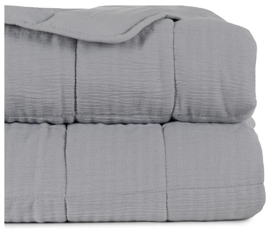 Сиво капитонирано покривало за легло 180x260 cm – Ixia