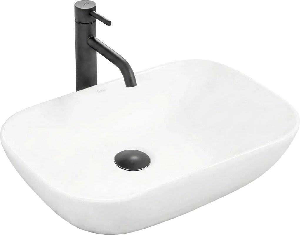Умивалник за плот Rea Claudia 9447 White