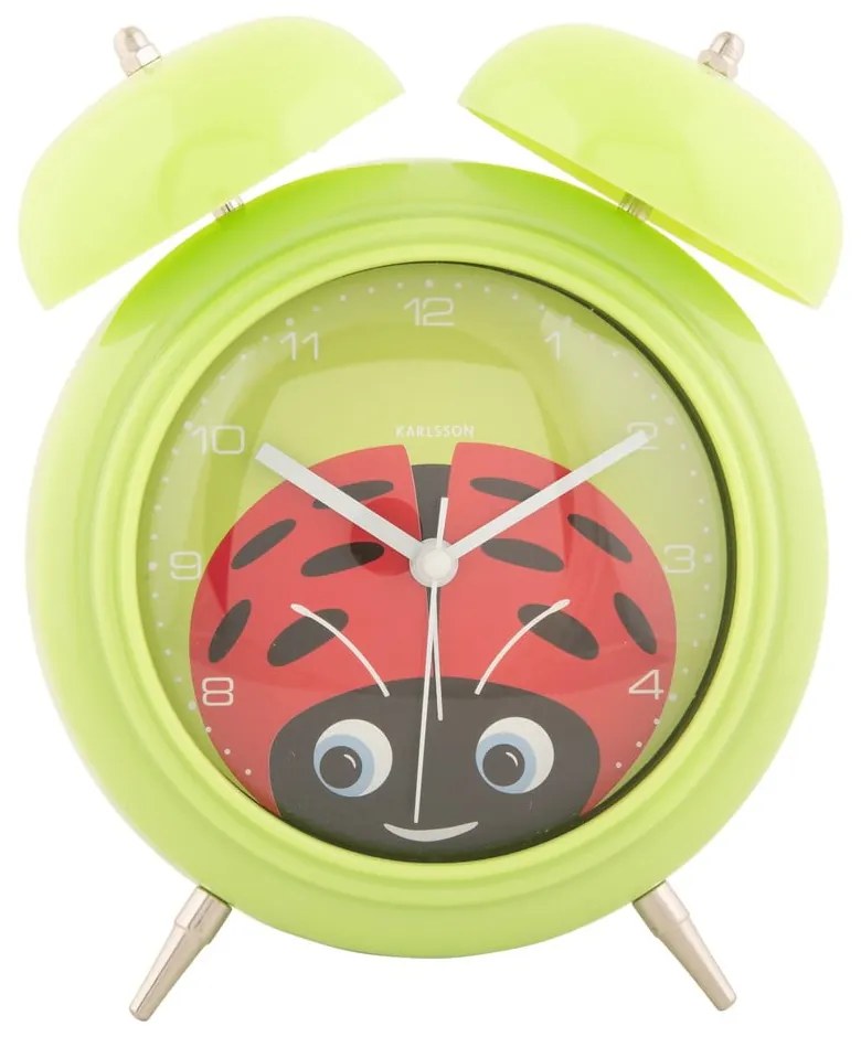 Детски будилник ø 15 cm Peekaboo Ladybug – Karlsson