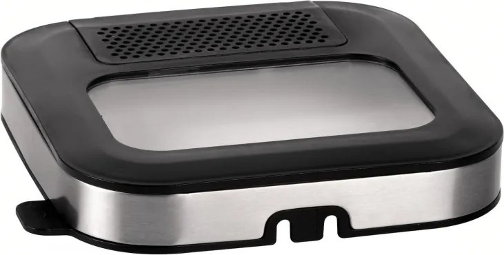 Фритюрник Elite ЕDF-1102, 1200W, 2.5 л, 150-190C, Прозорец за наблюдение, Филтър против миризми, Термостат, Инокс/черен