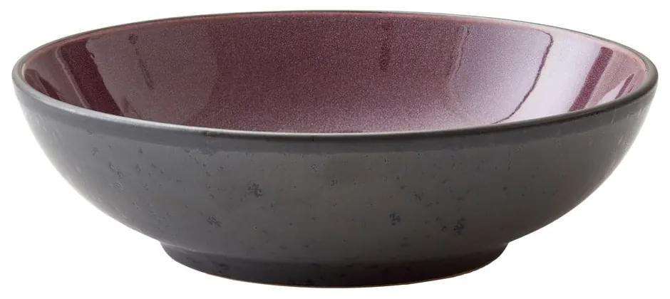 Черна и лилава керамична купа ø 20 cm Mensa - Bitz