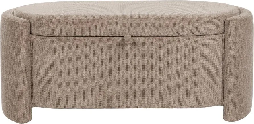 Светлокафява пейка Miro – White Label