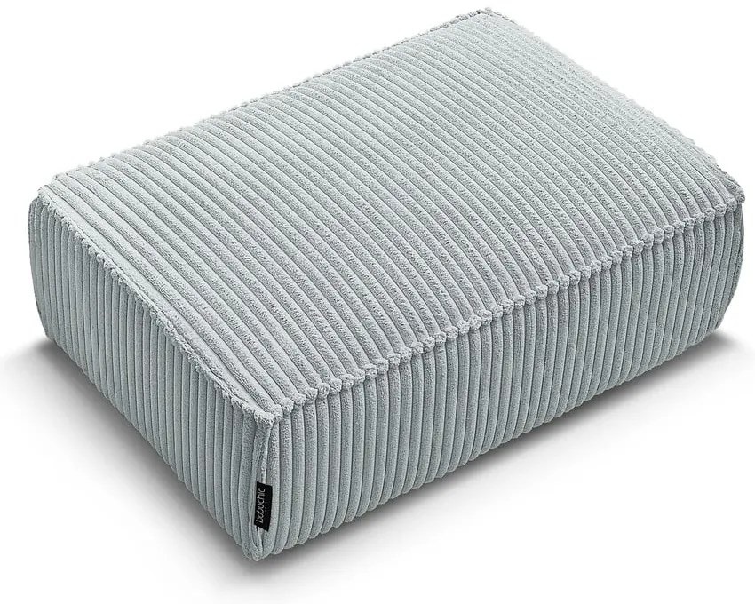 Светлосива табуретка от рипсено кадифе Chelsea – Bobochic Paris