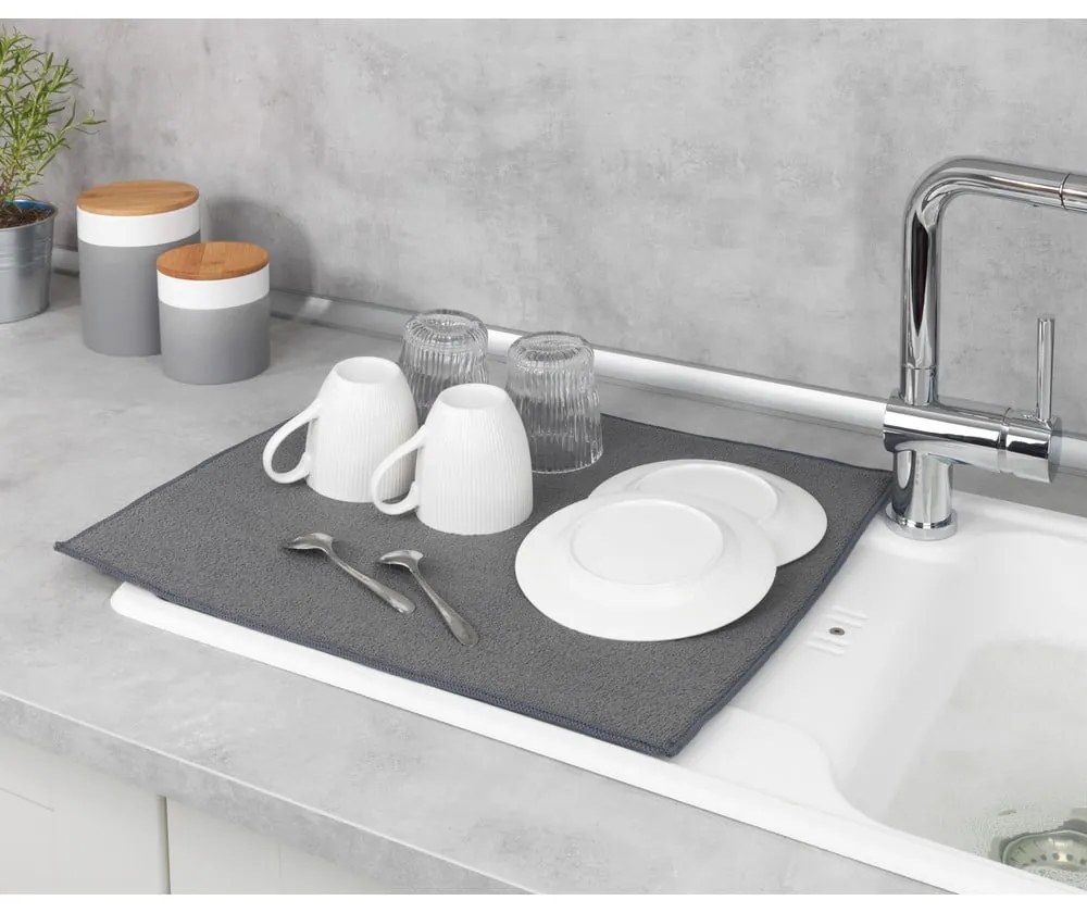 Сива абсорбираща подложка за пране Miko - Wenko