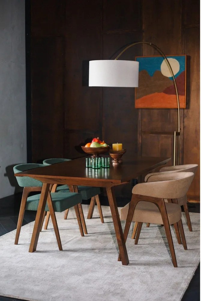 Трапезна маса с ясенов плот 95x180 cm Adamello – Dutchbone