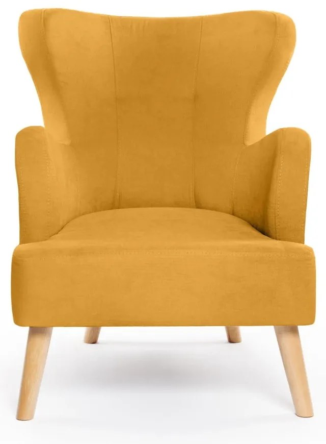 Кресло в цвят горчица Noemye – Bonami Selection