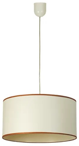 Пендел ХОЛИДЕЙ, ø400, крем, абажур Текстинел Крем-2, 1xE27