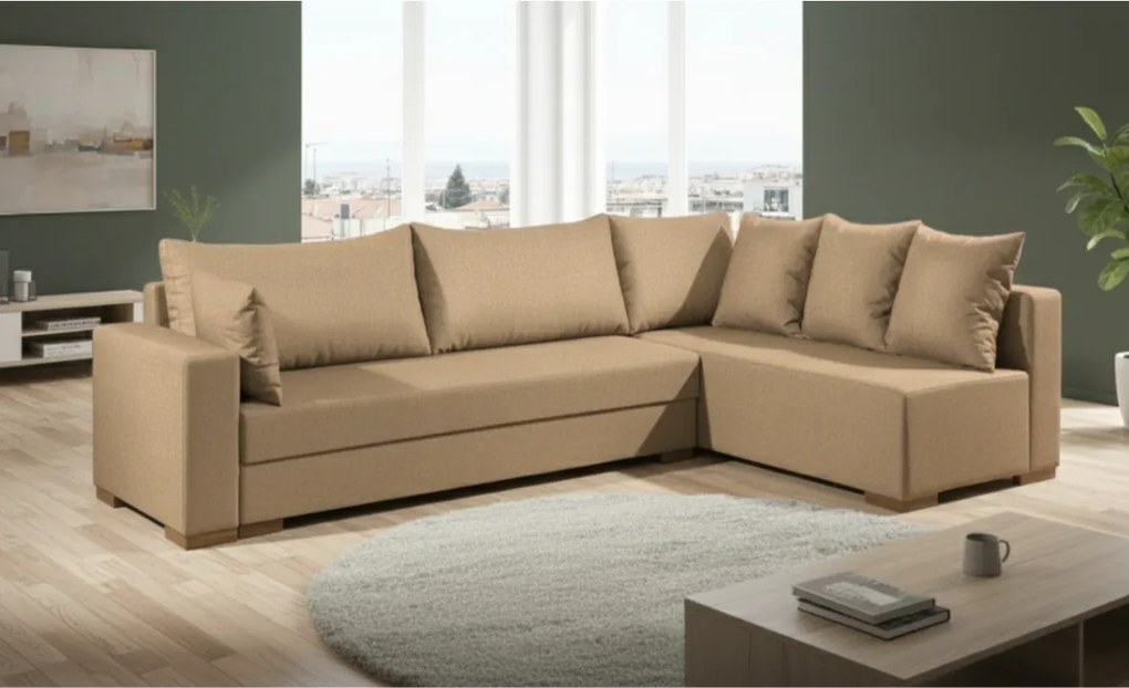 Ъгъл диван Trendy-Left-265φ 165β cm.-Sand