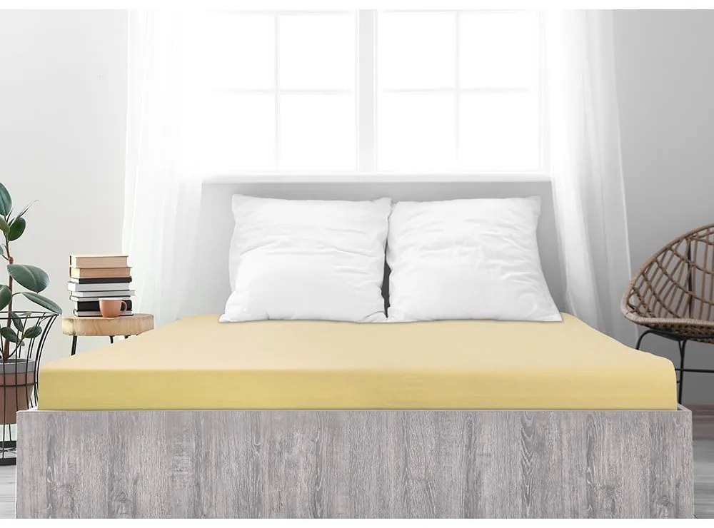 Жълт чаршаф 200x220 cm - B.E.S.