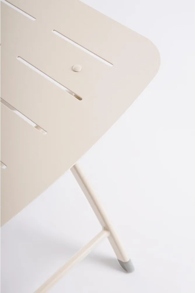 Бежов стоманен градински комплект за хранене за 2 Yvonne – Bizzotto