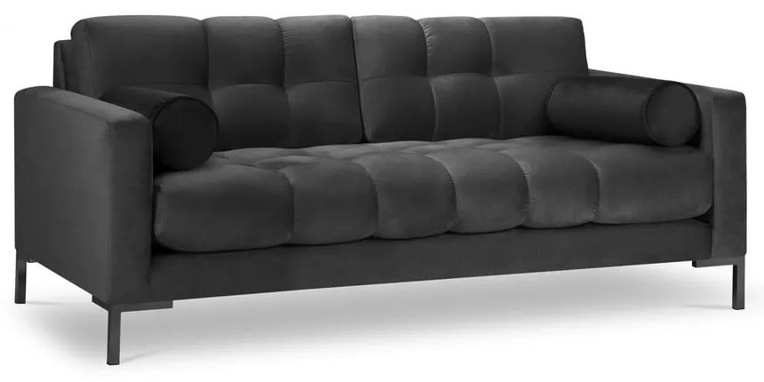 Тъмносив кадифен диван Bali - Cosmopolitan Design