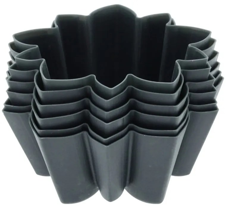 Силиконови форми за на мъфини 6 бр. ø 7 cm Flower – Blomsterbergs