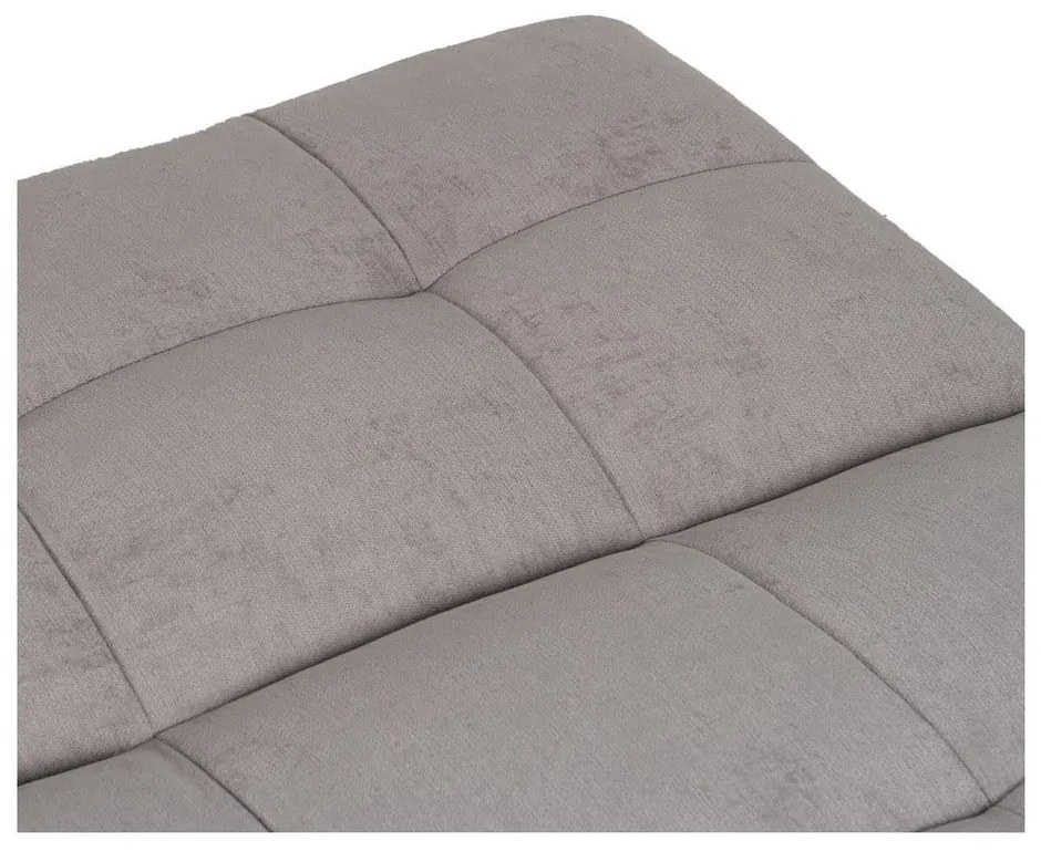 Светлосив шенилов разтегателен диван 178 cm – Ixia