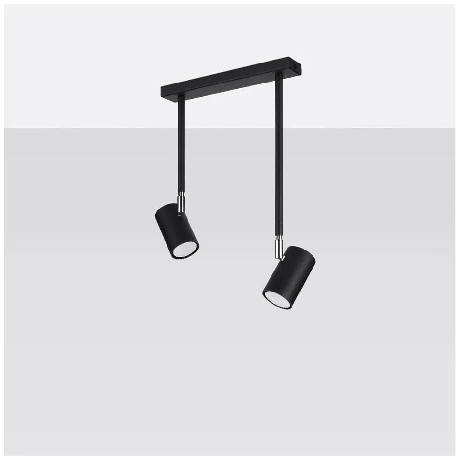 Черен прожектор 10x30 cm Jones – Sollux