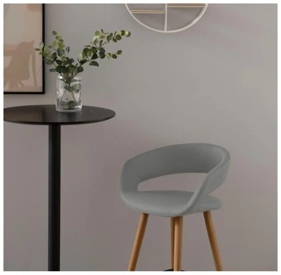 Комплект от 2 сиви бар столa Gill - Actona