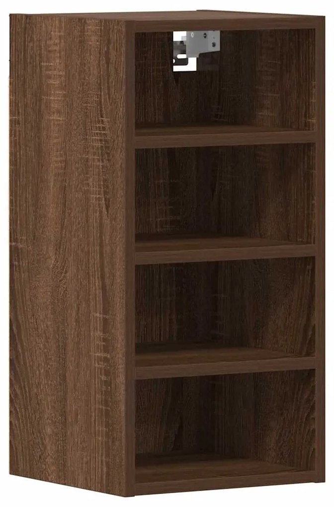 854172 vidaXL Висящ шкаф "Рига" кафяв дъб 30x29,5x60 см, инженерно дърво