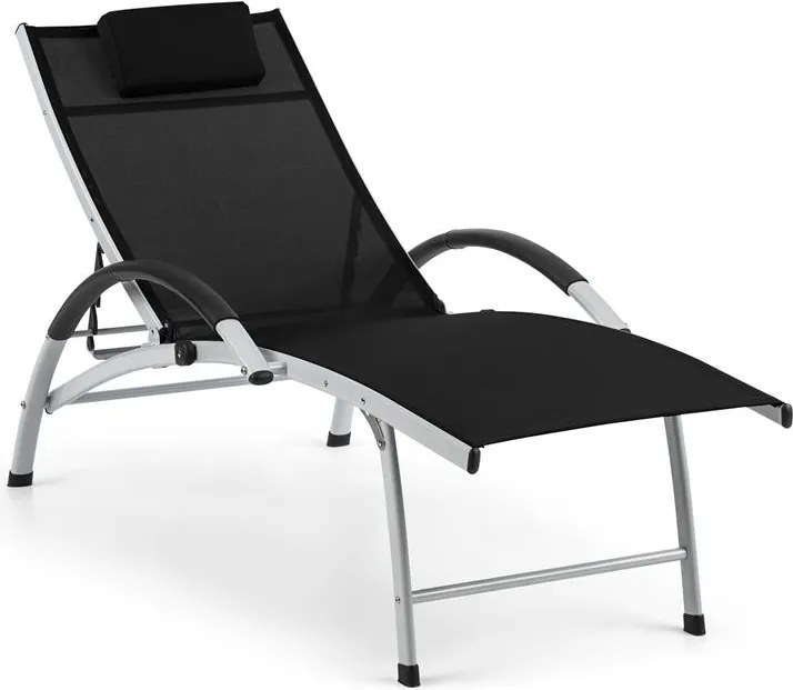 Blumfeldt Sun Valley, шезлонг сгъваем възглавница, черен