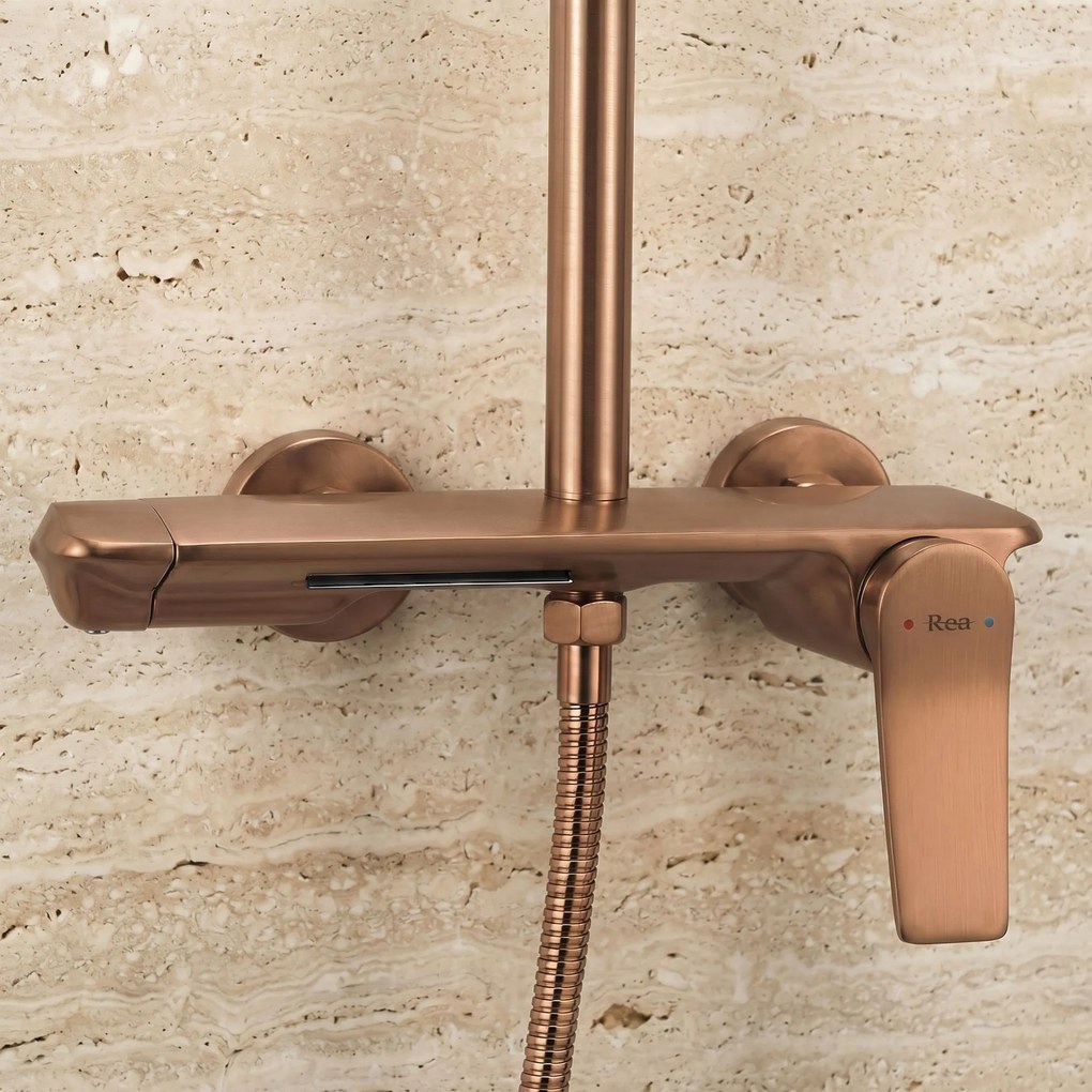 Комплект за душ Rea Vision Brush Copper
