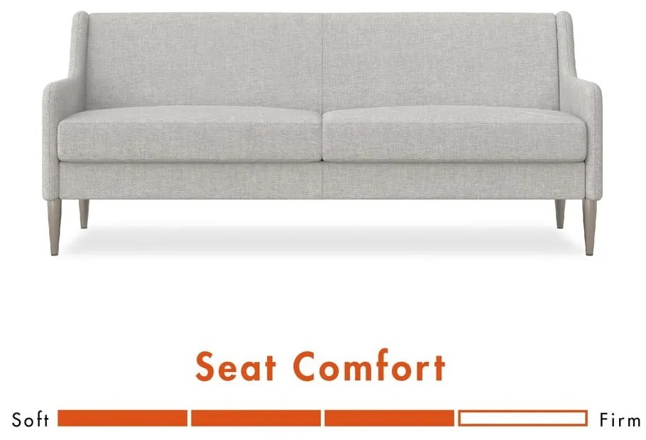 Сив диван 190,5 см Virginia - CosmoLiving by Cosmopolitan