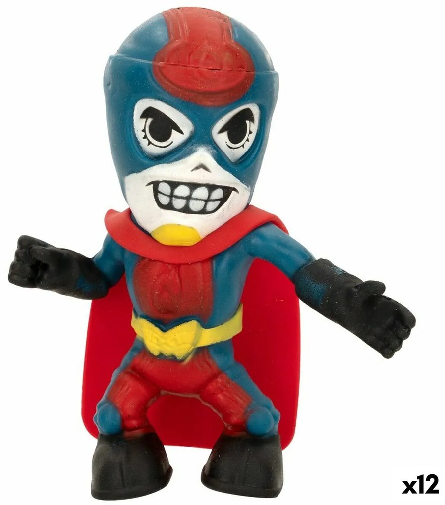 Колекционна фигура Eolo Super Masked Pepper Man Еластичен 14 x 15,5 x 5,5 cm (12 броя)