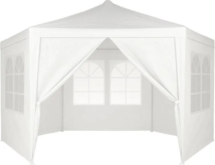 Градинска беседка 2 x 2 м - парти шатра със стени и прозорци Зелено