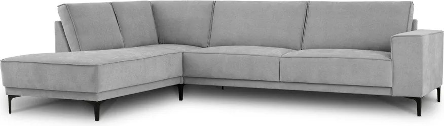 Сив ъглов диван (ляв ъгъл/L форма) Copenhagen – Scandic