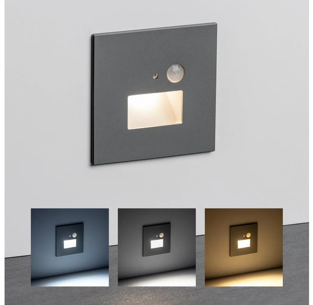 LED стълбищно осветително тяло с сензор за движение LED/1,5W/230V 3000/4000/6500K