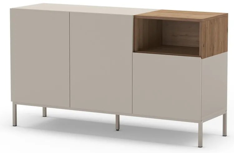 Кремав скрин 140x80 cm Cailin – Marckeric