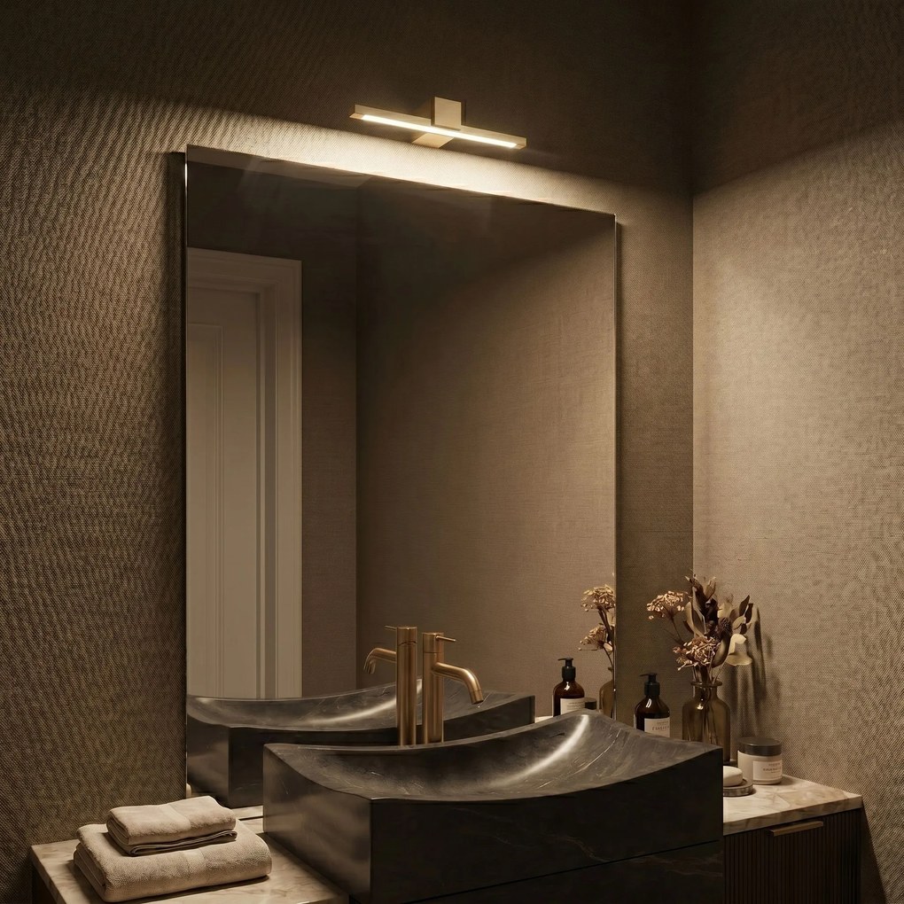 LED аплик за баня SWE046-1W 40cm GOLD BRUSH
