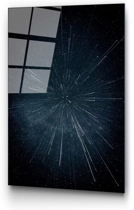 Живопис върху стъкло 70x100 cm Light - Wallity