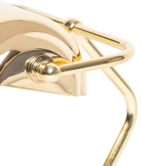 Класическа настолна лампа/Лампа за нотариус месинг - Banker