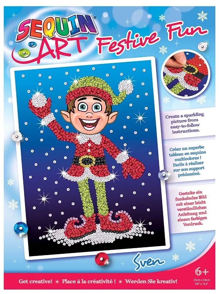 Sequin Art - Изкуство с пайети, Елфът Свен