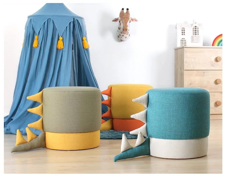 Син бебешки пуф Moouv – Artie