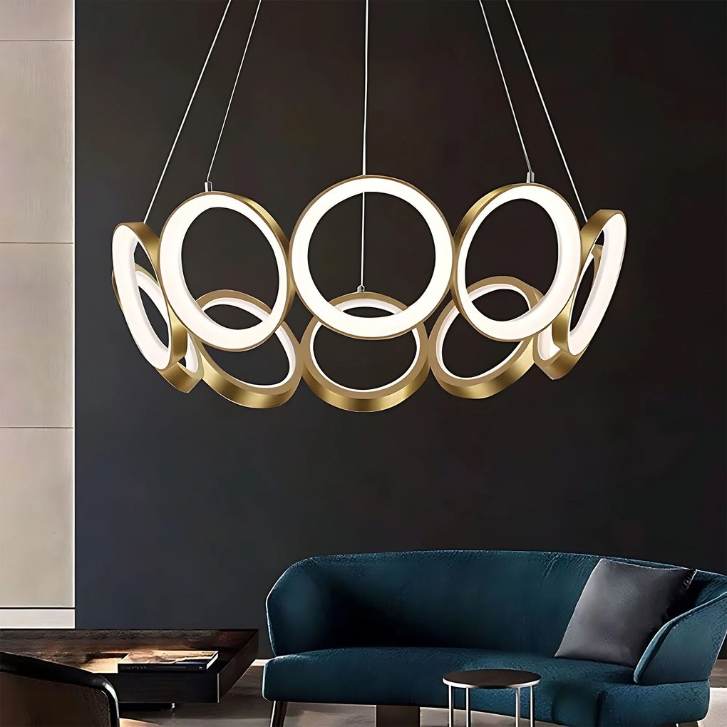 Лампа LED APP1800-CP Brush Gold