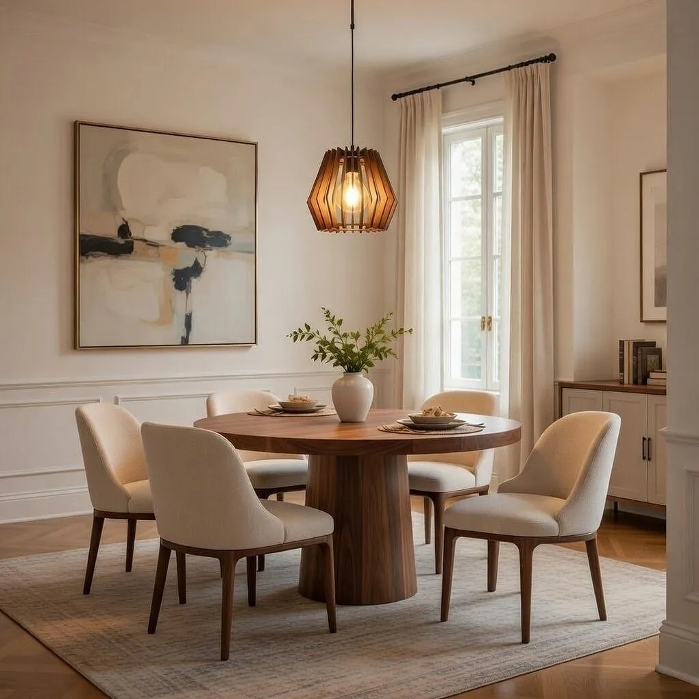 Пендел РОТОНДА, палисандър, 1xE27