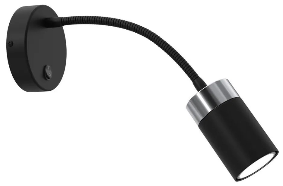 Гъвкава лампа JOKER 1xGU10/8W/230V черна/мат хром