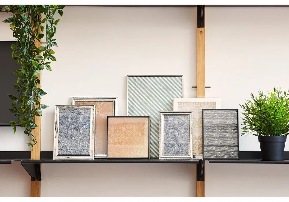 Черна метална стояща/висяща рамка 16x16 cm Sweet Memory – Zilverstad