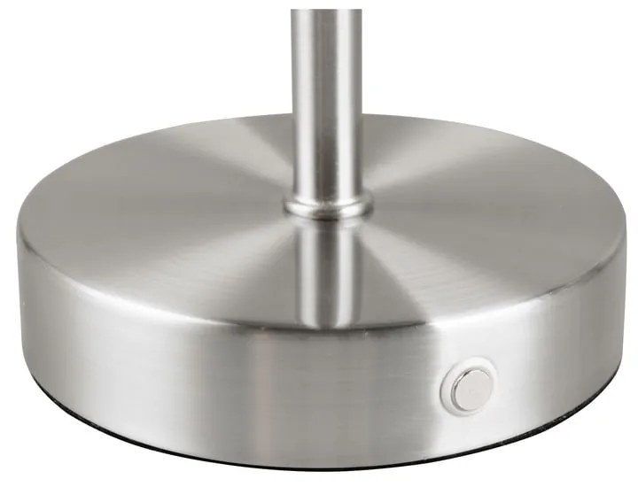 LED настолна лампа с възможност за димиране в сребристо (височина 30 cm) Jeff - Trio