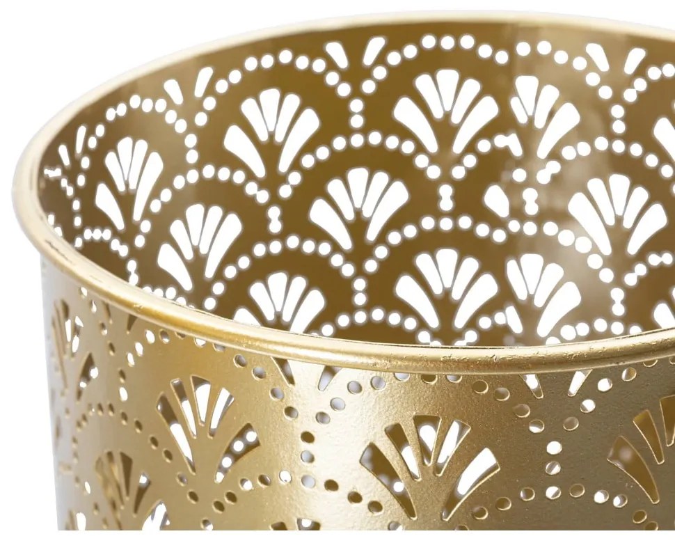 Комплект от 2 стойки за саксии в златисто, височина 52 cm Golvy - Mauro Ferretti