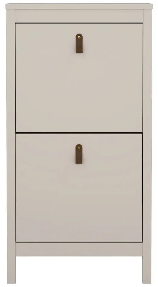 Сиво-бежова накланяща се стойка за обувки Madrid – Tvilum