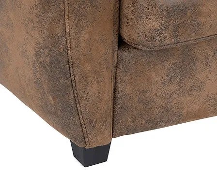 Двуместен диван atmosphera Stanis Vintage, Кафяв
