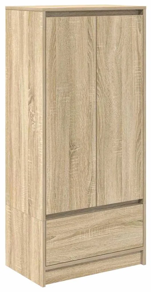 861645 vidaXL Шкаф с чекмеджета, дъб сонома 55,5x34x119,5 см, инженерно дърво