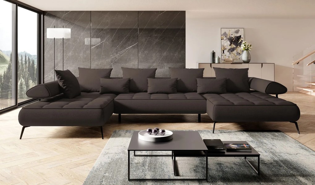 Ъглов диван Solido XL-Kafe-ляв