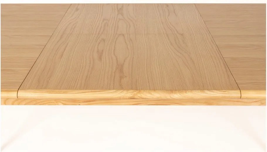 Сгъваема трапезна маса с допълнителна плоча с дъбов плот 90x180 cm Twist – Zuiver