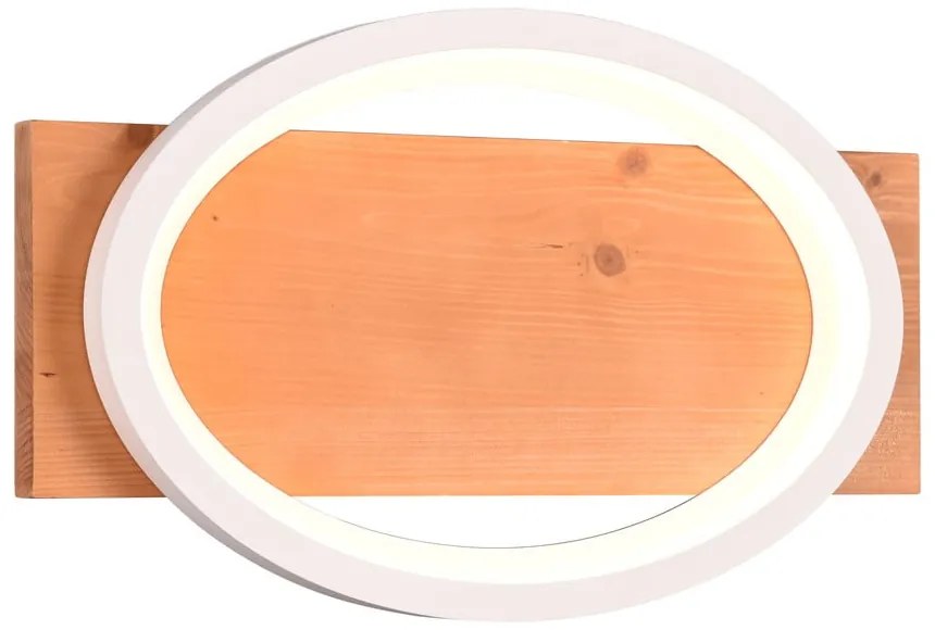 Бяло-естествена LED затъмняваща се стенна лампа Barca – Trio