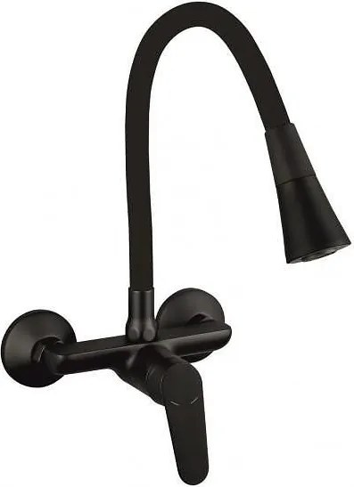 Стенен смесител за кухня LINNI BLACK, Inter Ceramic, ICF 5108152B 7313