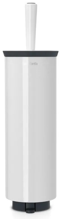 Четка за тоалетна Brabantia Profile 90300316, 43 см, Изцяло покрита четка, Възможност за стенен монтаж, Бял
