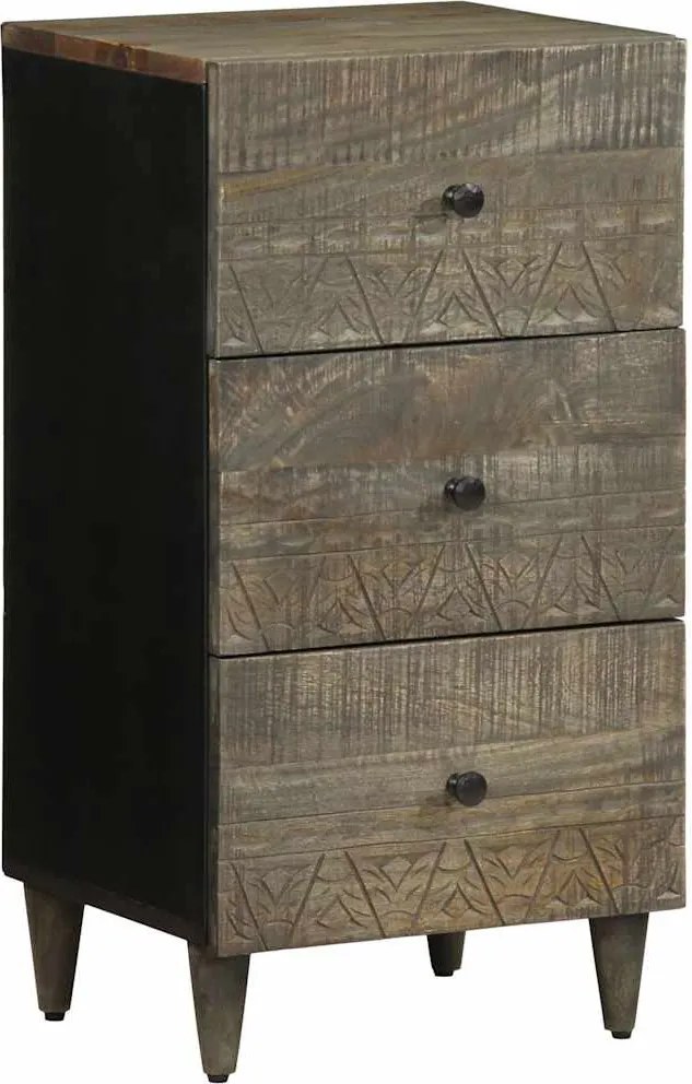 4017815 vidaXL Шкаф 40x33x75 cm Масивна дървесина Манго