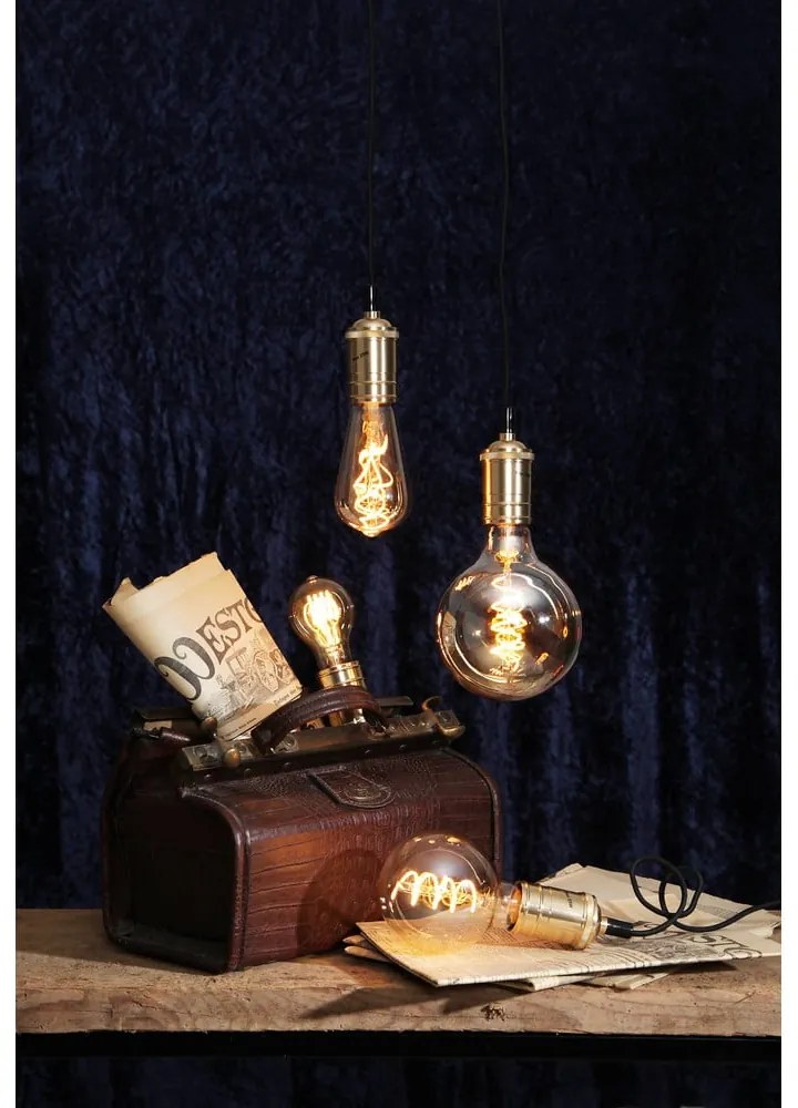 Топла бяла затъмняваща се крушка с нажежаема жичка E27, 3 W Spiral Filament – Star Trading