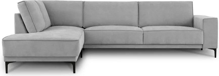 Сив ъглов диван (ляв ъгъл/L форма) Copenhagen – Scandic